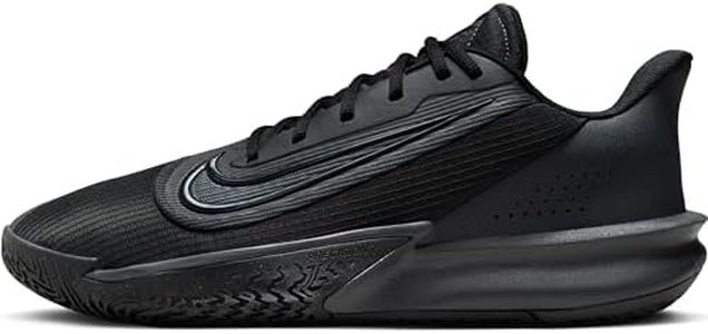 NIKE Men's Precision VII Basketball Shoe, Black Anthracite, 11 US