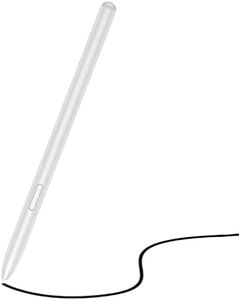 Galaxy Tab S7 FE S Pen Replacemen Stylus Pen for Samsung Galaxy Tab S7 FE SM-T730, SM-T733, SM-T736B Touch Pen + Tips/Nibs (Mystic Silver)