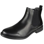 LoudLook Ladies Ankle Chelsea Boots Womens Faux Suede Casual Zip Comfy Winter Shoes Size Black 8