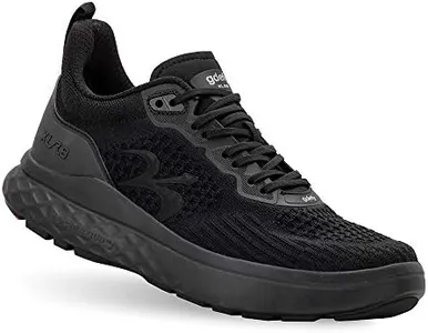 Gravity Defyer g-defy XLR8 Run Running Shoes for Women | Comfortable Orthopedic Shoes for Standing All Day | Patented VersoShock Technology | Wide Toe Box Black