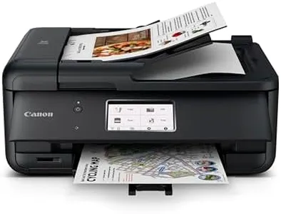 Canon PIXMA TR8620a - All-in-One Printer Home Office|Copier|Scanner|Fax|Auto Document Feeder | Photo, Document | Airprint (R), Android, Black, Works with Alexa