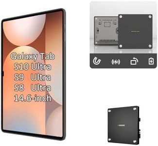 Zilvex Wall Mount Charging Kit for Samsung Galaxy Tab S8/S9/S10 Ultra (14.6-inch) – Magnetic Tablet Wall Mount with 15W Fast Charging, Custom Protective Case, Smart Home Hub Ready, AC Powered