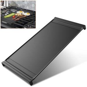 UPGRADED WB31X24738 Griddle Replacement for GE Appliance Gas Range Center, 9 19.5 inch Compatible With GE Stove Parts, Aluminum With Food Grade Nonstick Cooktop Plate Flat