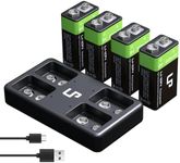 9V Rechargeable Battery Charger Pac