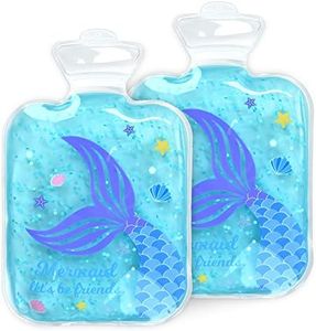 Navaris Poche Gel Chaud Froid Enfant - Pack 2x Sac Compresse Glace Doux Sans BPA - Patch Gel Compresse Chaud Froid Frigo Congélateur Micro-ondes