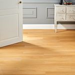 Self Adhesive Vinyl Flooring Planks | Peel & Stick Lino Flooring | Kitchen Bathrooms Home Office Bedrooms | DIY Flooring | Waterproof | Premium Quality | 36pcs (5m² area) Classic Oak effect