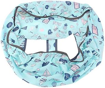 Portable Toddler Shopping Cart Chair Package Cover,Unisex Compact Universal Baby Shopping Trolley Cover Highchair Seat Cushion,Washable Shopping Trolley Cover with Phone Pocket