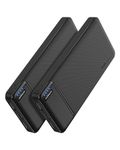 AsperX 2-Pack 10000mAh USB C Output Portable Charger Power Bank Fast Charging, Portable Battery Bank External Battery Pack Power Bank for iPhone 15/14/13/12/11, Samsung S22/21, Google and Heated Vest