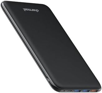 Charmast Power Bank, Slim Powerbank 26800mAh mit 4 Ausgängen & 3 Eingänge, USB C In & Out Externe Handyakkus Kompatibel mit iPhone 17/16/15/14/13/12 Pro Max Plus iPad Samsung Ultra Switch Tablet