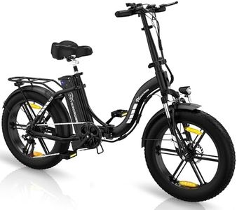 EVERCROSS EK6 Vélos Electriques de Montagne Adultes, VTT Electrique Pliable avec 20" x 4.0 Gros Pneu, avec 7 Vitesses, 48V 15Ah Batterie, 250W Moteur, 33,2kg Poids, Double Amortisseur