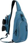 WATERFLY Crossbody Sling Backpack Sling Bag: Small and Stylish Design for Hiking Travel and Everyday Use