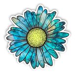 Daisy Flower Sticker for Car Truck Windows Laptop Any Smooth Surface Waterproof 4*4inches