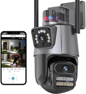 TP PLUS 8MP Outdoor WiFi CCTV Camera for Home Office Farm Construction Outdoor -4k High Definition CCTV, Weatherproof Camera with Night Vision Ai Motion Detection 2way Calling/Sd Card/Cloud