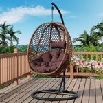 JUFU Egg Swing Chair with Stand,Han