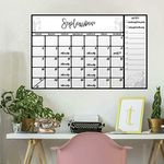 RoomMates Scroll Dry Erase Calendar Peel And Stick Wall Decals