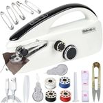 qagwotuv Hand Held Sewing Machine Mini for Beginners, Portable Sewing Machine Handheld for Adults with Dual-Speed & Dual-Power