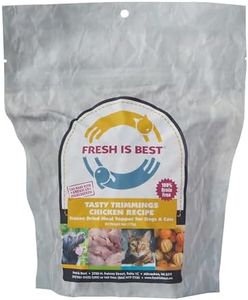 Fresh Is Best Tasty Trimmings – Freeze Dried Dog Food – Raw Freeze Dried Cat & Dog Food Toppers in Resealable Zipper Bag – Chicken with Yam, Apples, Kale, & Collards – Made in The USA