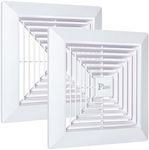 Flowild 2 Pack 9x9 Bathroom Exhaust