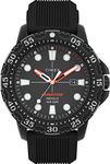 Timex Expedition Gallatin 44mm Black Dial Black Silicone Strap Sport Watch TW4B25500