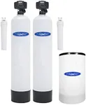 Smart Whole House Water Filter (9-13 GPM) + Water Softener | Fiberglass Tank, Filters 1,500,000 Gallons | Crystal Quest