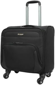 Rocklands® Rolling Laptop Bag 4 Wheel Laptop Bag Wheeled Briefcase Business Office Trolley Case Travel Cabin Bag - 8608