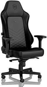 noblechairs HERO Gaming Chair - PU Faux Leather - Black - Up to 150kg Users - Lumbar Support - Ergonomic - Pillows included - Home Office Chair - Computer Desk Chair