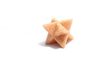 Jet authentic 1 inch Gemstone Merkaba Inspiration Ying Yang Perfection Irritation Desires Purification (Moonstone)