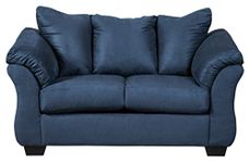 Signature Design by Ashley 7500735 Darcy Loveseat, Blue