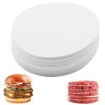 500-Pack Burger Paper Sheets – 11cm Round Non-Stick Wax Papers for Food Separation and Wrapping