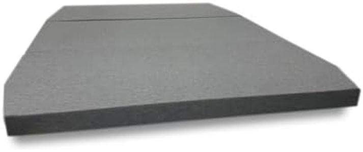 Dibapur® Universal T7 Kaltschaum Falt Klappmatratze Faltmatratze Bezug Grau 136x194