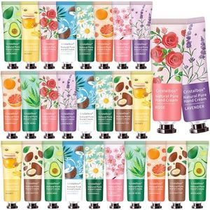 20 Pack Hand Cream Gift Set-Scented Hand Lotion for Dry Cracked Hands,Body- Hand Care Moisturizing Cream Body Moisturizer Hydration Mini Hand Lotion Travel Size Bulk Mothers Day Gifts for Women