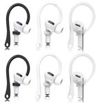 Ear Hooks for Earphones, 3 Pairs Anti-Lost Ear Hooks, Earbuds Accessories Anti-Slip Ergonomic Design Comfortable Fit, Suitable for Airpod earphones and sports running earphones