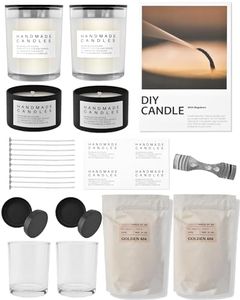 MAGOKORO Natural Soy Candle Making Kit, DIY Candle Making Supplies for Beginners, Adults&Kids (Basic Kit)