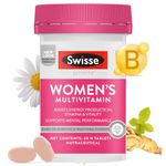 Swisse Women's Multivitamin - Manufactured In Australia, Imported Multivitamin From Australia's No.1 Multivitamin Brand - Boosts Energy, Stamina, Vitality & Mental Performance With 36 Herbs, Vitamins & Minerals (60 Tabs)