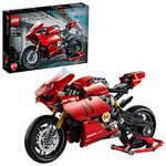 LEGO 42107 Building Block Technic Ducati Panigale V4 R Motorbike, Collectible Superbike Display Model,Multicolor