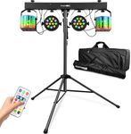 Yuusei DJ Lights with Stand, RGB Pa