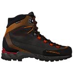 La Sportiva Mens Trango Tech Leather GTX Mountaineering/Hiking Boots, Carbon/Hawaiian Sun, 9 UK