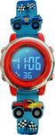 Monster Truck 3D Digital Light Up Watch for Boys, Kids, Children, Kids - Waterproof - School Watch