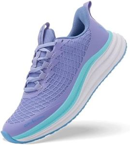 Women's Orthopedic Diabetic Wide Toe Box Tennis Shoes: Arch Support Arthritis Plantar Fasciitis Hammer Toes High Instep Walking Shoes, Outdoor Camping Travel Working Trail Sneakers Purple Size 7.5