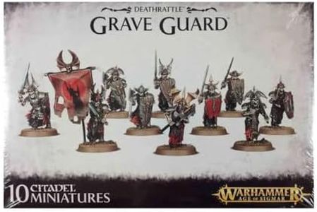 Games Workshop Miniatura Deathrattle Grave Guard, Color Negro. (99120207046)