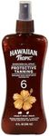 Hawaiian Tropic Island Tanning Oil Spray Sunscreen SPF 6, 8oz | Tanning Sunscreen, Tanning Oil with SPF, Moisturizing Body Oil, Hawaiian Tropic Oil, Oxybenzone Free Outdoor Tanning Oil, 8oz