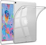 M.G.R.J® Compatible with iPad 9.7 Case, Soft TPU Transparent Back Cover Compatible for New iPad 9.7 inch 2018/2017 5th 6th Generation Model A1822 A1823 A1893 A1954 (Transparent)