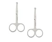 Rounded Tip Nose Hair Scissors, Sta