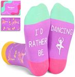 HAPPYPOP Dance Gifts For Girls - Dancer Gifts Dance Socks, Dance Socks For Dancers, Ballerina Socks Ballet Socks, Ballet Dance Gifts For Girls