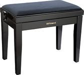 Roland Piano Bench In Polished Ebony with Velour Seat - Rpb-220Pe