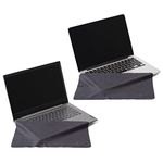 CLEAN SCREEN WIZARD Microfiber Cleaning Cloth 14” Compatible with MacBook Pro 14” and Computer Laptop 14”, 2 Black Screen/Keyboard Covers