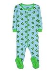 Leveret Kids Frog Baby Boys Footed 