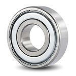 Donepart 6203ZZ Ball Bearings - 17mm Bore ID, 40mm OD, 12mm Width, Double Sealed Deep Groove Ball Bearings for Electric Motor, Wheel Hub, Bike, Tractor, Spinners, etc.