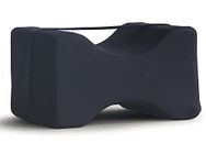 Grin Health Knee Pillow, Knock Knee Corrector for Sleeping Orthopedic Memory Foam Knee Support Leg Rest Pillow for Side Sleepers - Sciatica, Knee Joints, Leg Cushion