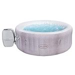 Lay-Z-Spa Cancun Hot Tub, 120 AirJet Rattan Design Inflatable Spa with Freeze Shield Technology, 2-4 Person Capacity